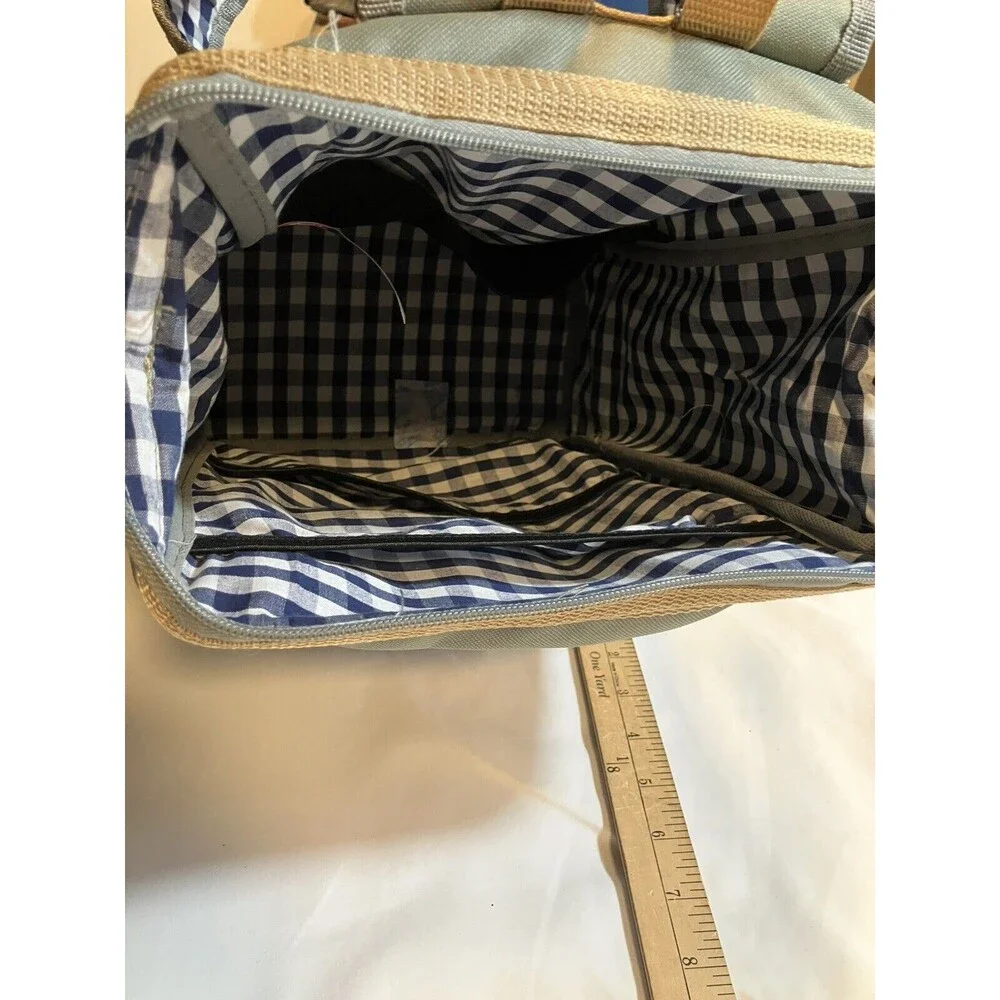 Leeds Cafe Picnic Backpack For 2 With Blanket Perfect For Outdoor Adventures